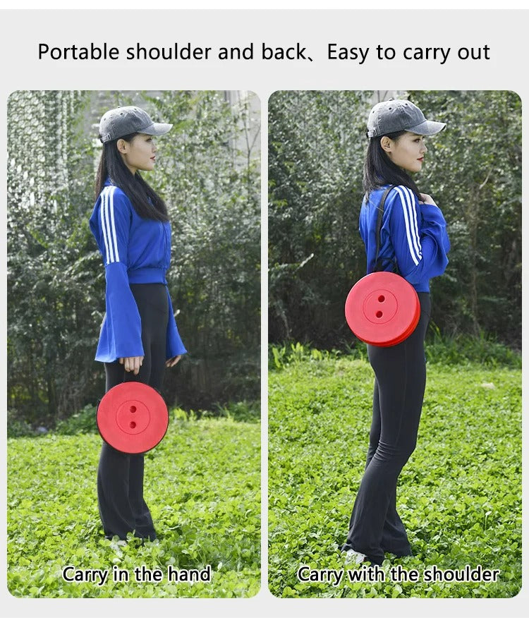 Portable Round Folding Accordion Chair